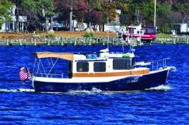 Trawlers are ideal for early- and late-season cruising. Photo courtesy of Ed and Elaine Henn