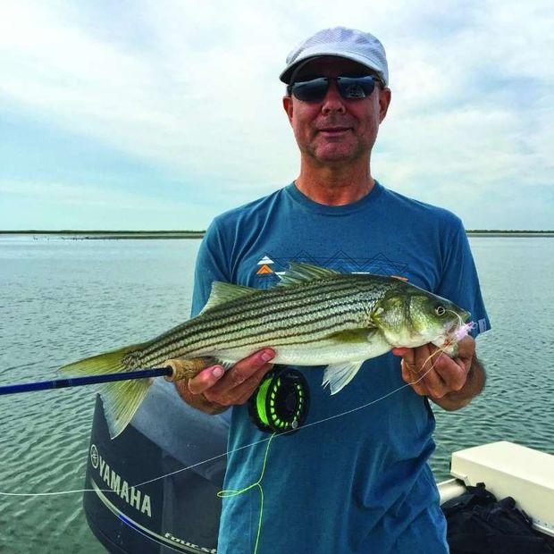 Jeff from San Francisco enjoyed a good bite in Tangier Sound. Photo courtesy of Capt. Kevin Josenhans