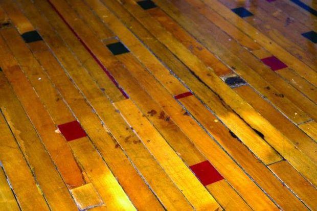 Recycled floor. Recycled floor.