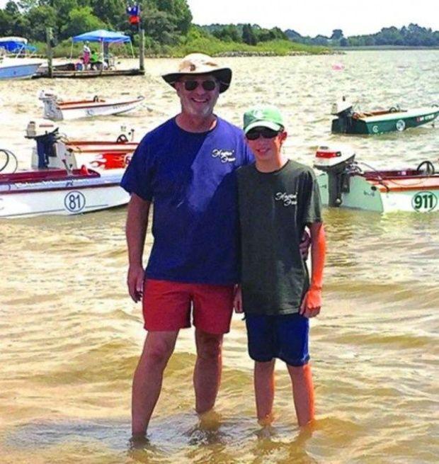 Jack Pettigrew and his grandson Jack Pusser.