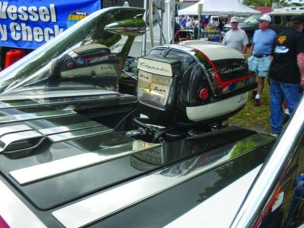 Aluminum fins made on an English wheel.